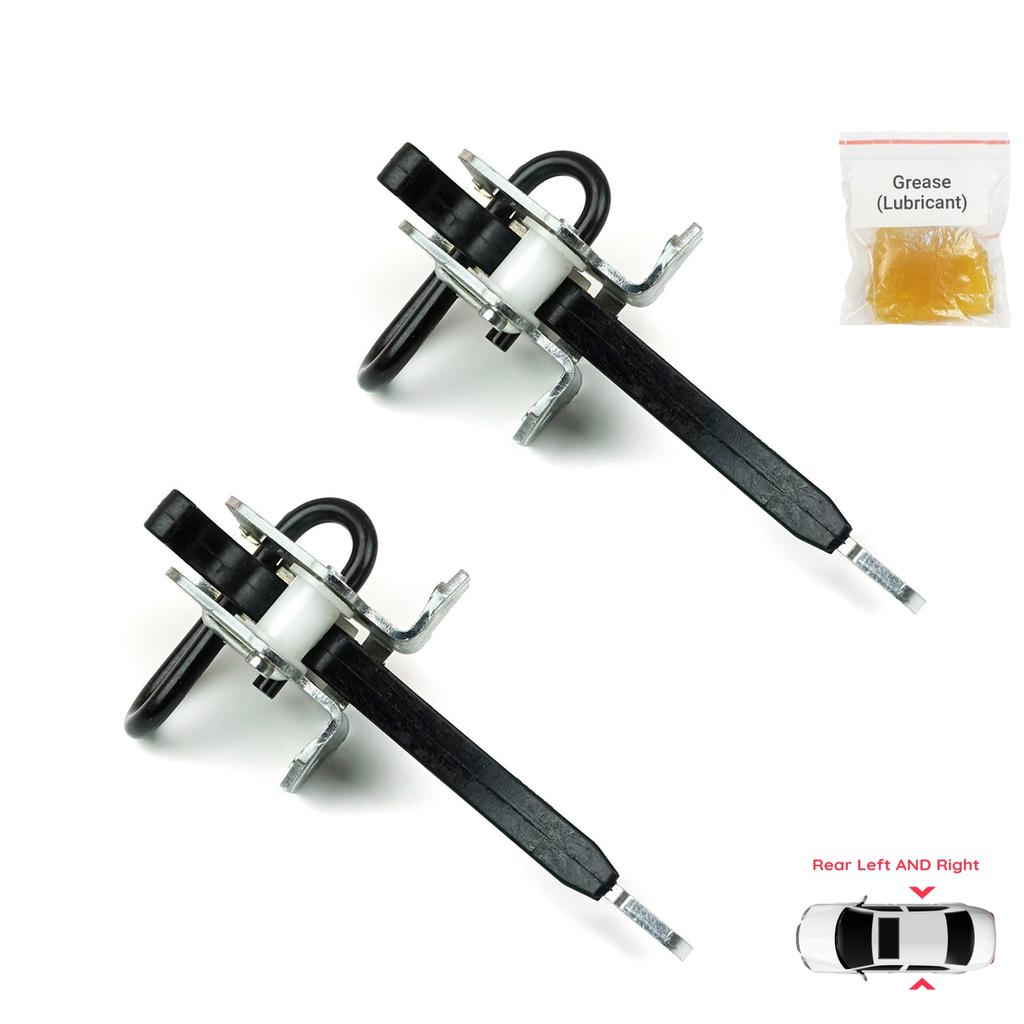BDP1072-1 2 Pieces Rear Left AND Right Door Hinge Brake Stop Check Strap Limiter Protection Lever Arm for BMW 7 Series E38 1994-2001 51228234605