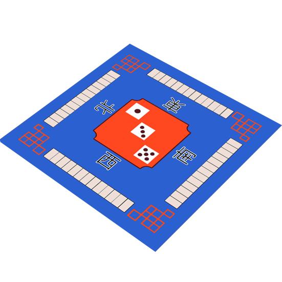 Mahjong-Tischmatte, Poker, Domino, Mahjong-Kacheln, Kartenbrettspiel, rutschfest, Geräuschreduzierung, quadratische Mah-Jongg-Tischdecke, Spielmatte
