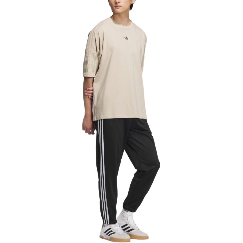 adidas Originals Classic Sports Series Simple Comfortable Versatile Casual Pants Unisex Bottoms Black JL8401