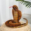 110cm Simulation Plush Toy Boa Cobra Long Stuffed Animal Snake Plushie Funny Tricky BoyFriends Halloween Gift