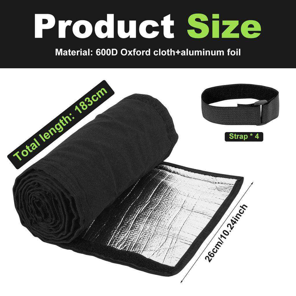 3 Layer Universal Air Conditioner Hose Cover Waterproof AC Hose Heat Insulation Wrap Portable AC Hose Insulation Sleeve for Home