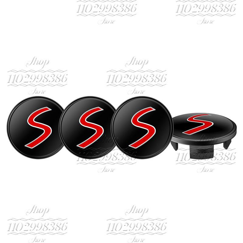 

4Pcs 54mm Emblem Car Wheel Center Hub Caps Rim Covers Decor For Mini Cooper S JCW John Cooper Works R55 R60 F56 F55 F54