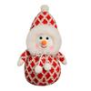 Cute Christmas Decoration Doll White Snowman Doll Plush Toy Small Children's Rag Doll Christmas Gift
