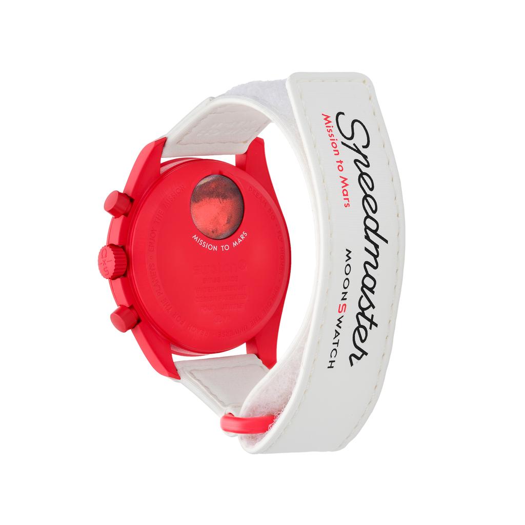 Swatch X Swatch Mission To Mars 42mm Watch SO33R100