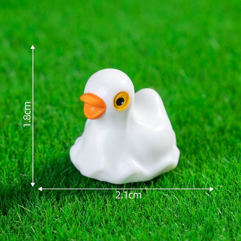 Micro-landscape Creative Halloween Ghost Devil Little Yellow Duck Decorative Accessories Mini Ornaments