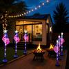 Patriotic Pathway Independence Day Stake Lights Flag LED Solar Light Waterproof