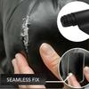 Self Adhesive Leather Patch Artificial Synthetic Leather Black Waterproof Sticker Sofa Car Seats Couch Scratch Repair Tape