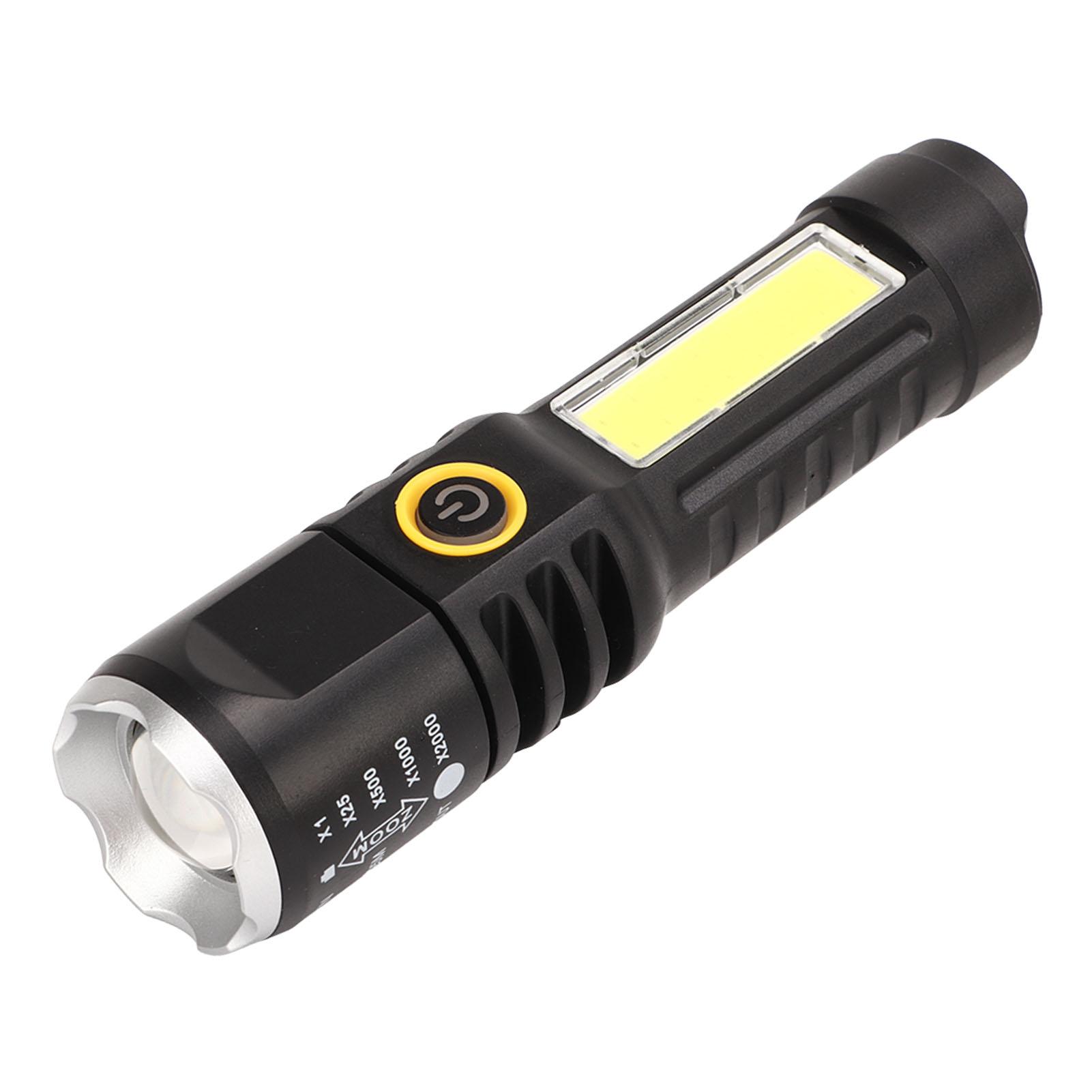 

Телескопический фонарик Strong Light TYPE C, зарядка, черный с серебряным кольцом, телескопический фонарик для