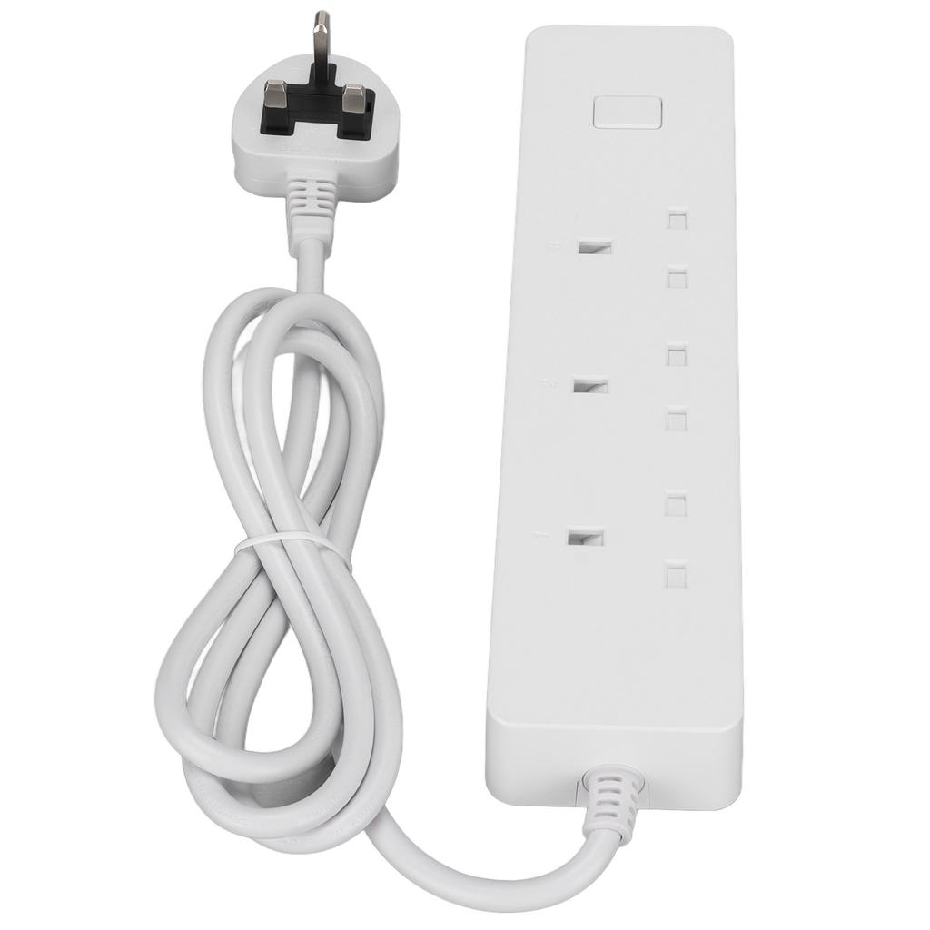 Smarte Steckdosenleiste WLAN Smart Plug mit 3 AC-Steckdosen und 2 USB-Ladeanschlüssen für Zuhause, Schule, Büro