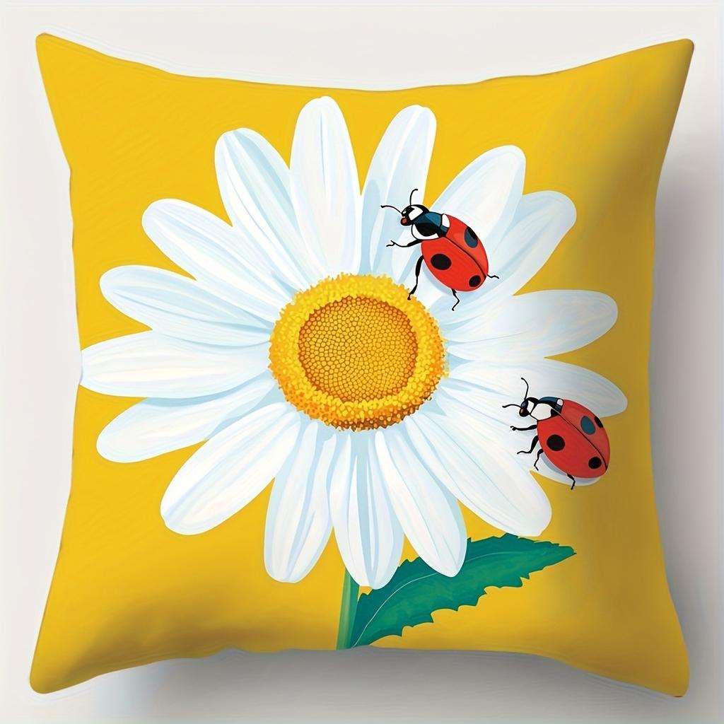 Ländliche Eleganz verstecken in Kissenbezügen Schlafzimmer Sofa Dekoration Polyester Kissenbezug mit Reißverschluss