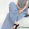 Women's Azure Holiday Tencel Wide-Leg Jeans