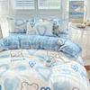 Cartoon Duvet Cover Household Skin-friendly Washable Modern Quilt Covers Students Non-fading Bedding Luxury Housse De Couette