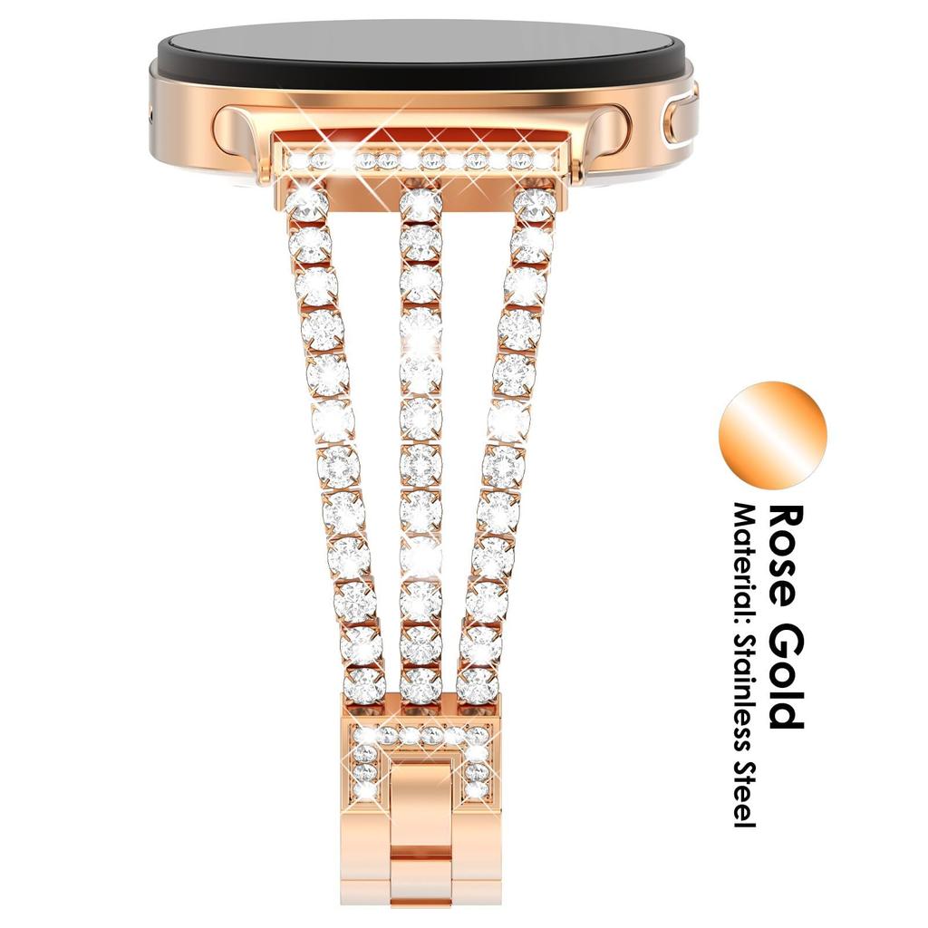 Diamantarmband für Samsung Galaxy Watch8 44mm 40mm Luxus Damen Metallarmband für Samsung Galaxy 8 Classic 46mm Correa