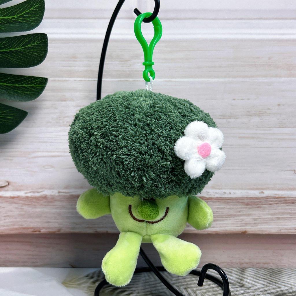 Adorable Broccoli Plush Toy Pendant - Small Doll Figure