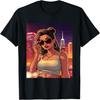 Cartoon Style Character Graphic Comic Illustration Fun Art T-Shirt