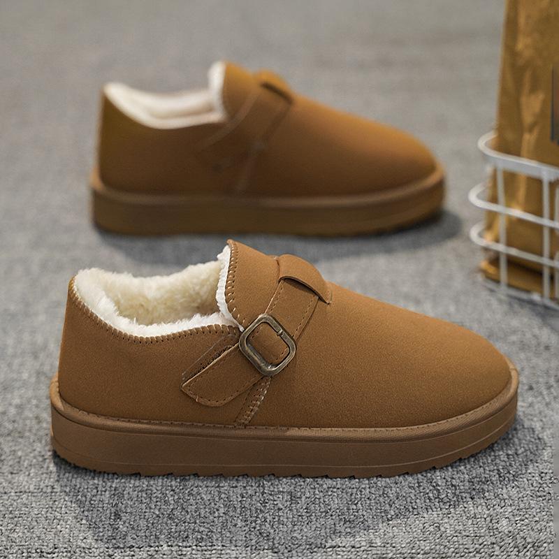 

Мужские новые зимние сапоги из меха, утепленные флисом, теплые хлопковые сапоги 44 жёлтый