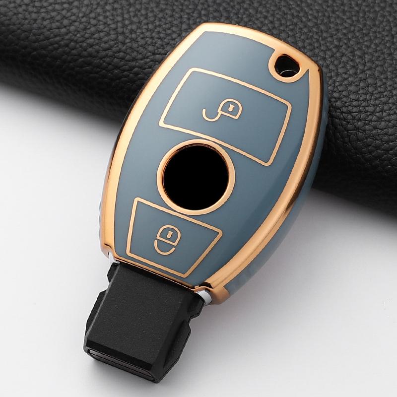 Fashion Tpu Car Key Case Cover Shell Fob For Mercedes Benz A B C E Class Gls Gla Glk Glc Cls Cla Amg W204 W205 W212 W463 W176