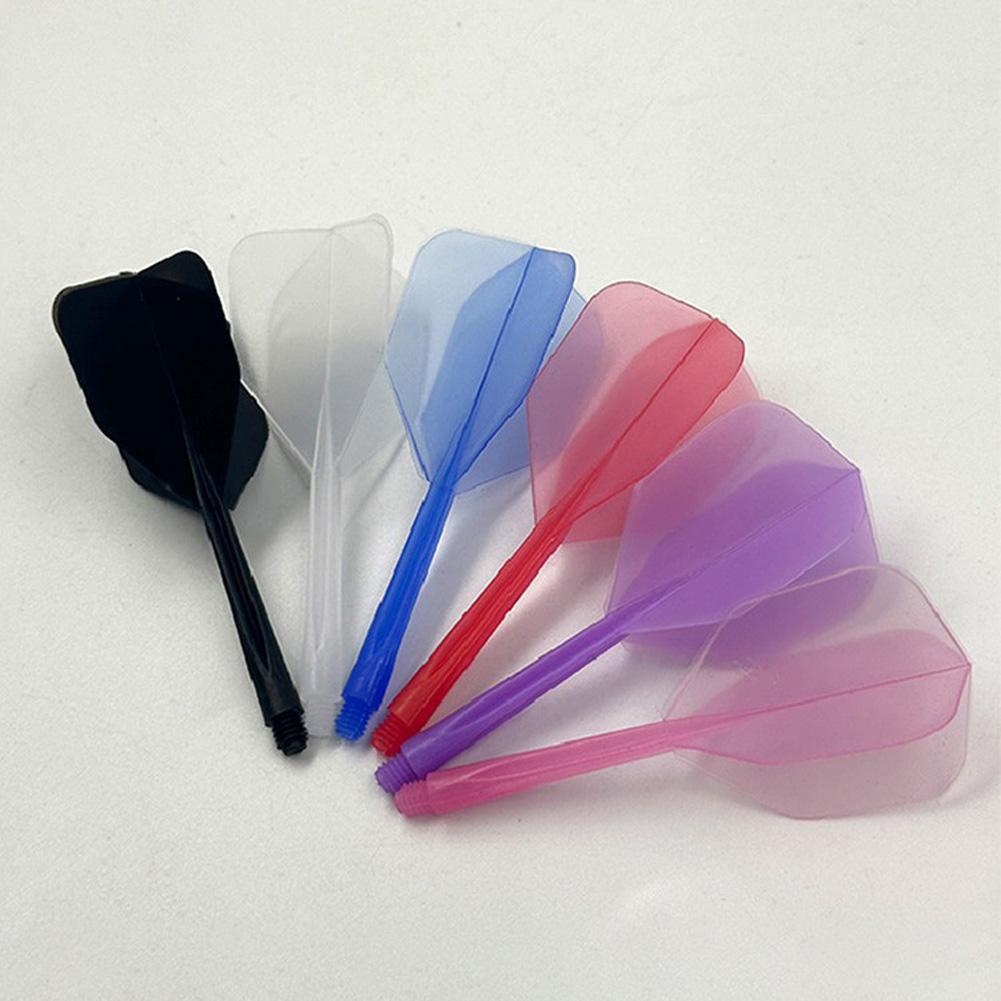 6 Pcs Dart Flights 2BA Screw In-one Professional Dart Flight Anti-fall 80mm Plastic Darts Flights Set For Dart Players