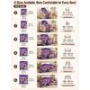 Starry Purple Rose Fantasy Blanket Soft And Comfortable Suitable For All Seasons Office Rest Blanket Air Conditioning Blanket Digital Printing