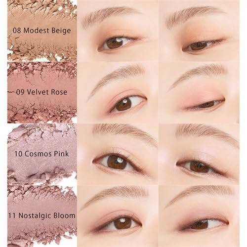 To/one (Tone) Petal Float Eyes 09 Velvet Rose Rose Beige Single Eyeshadow Naturally Ingredients