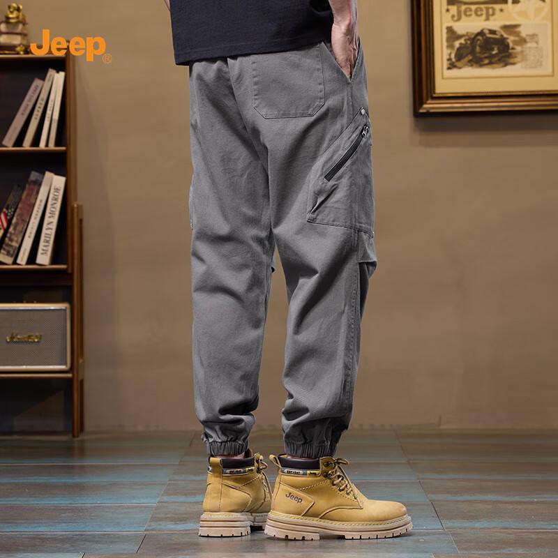 Jeep Men's Tapered Casual Cargo Pants