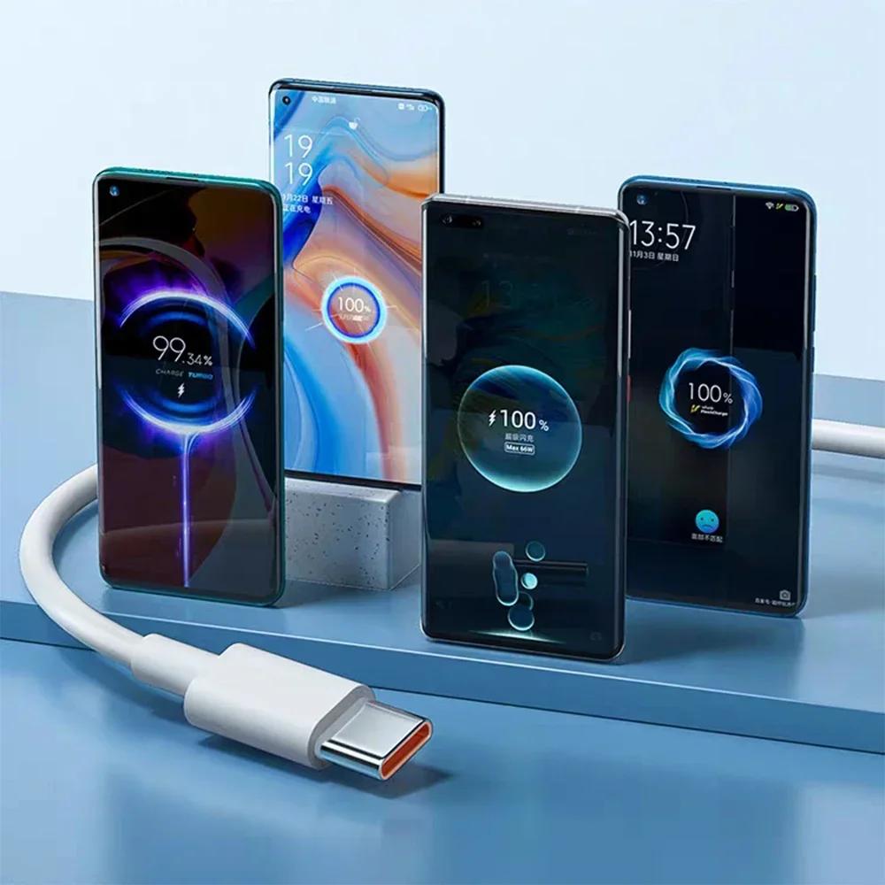 6A Super Schnellladekabel Typ C Universelles USB C Ladekabel für Samsung Z Flip 7 6 Xiaomi Huawei Google Pixel 10 Pro XL