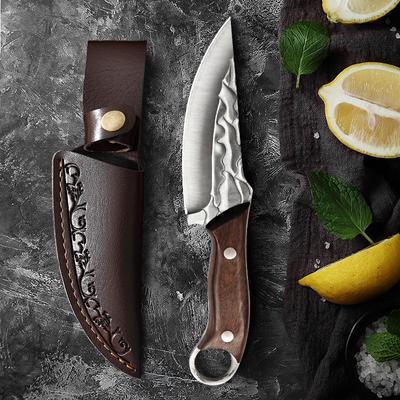 Hand Forged Knife Sharp Meat Cutter Hand Handle Meat Multi-function Portable Fruit Knife High Hardness Meat Cutter