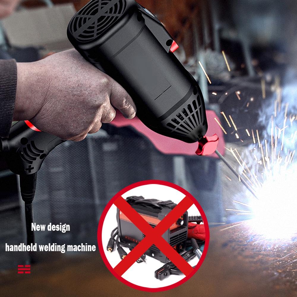 Automatic Digital Welder Tool 220V 4Handheld Electric Spot Welding Machine Current Thrust for 2~14mm Welding Thickness 3000W