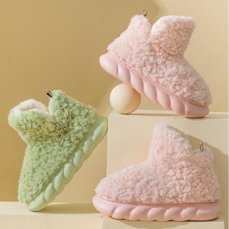 2025 Winter Warm Women's Boots Women's Snow Boots Outdoor Wear Home Cotton Slipper High Top Platform Women's Cotton Shoes