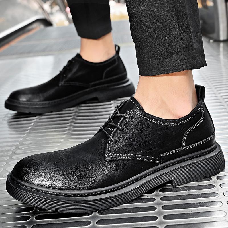 Fashion Luxury Brand Men Comfy Driving Shoes2025New Flat Designer Outdoor Shoes Casual Leather Walking Shoes Classic Lace-Up Oxford Shoe