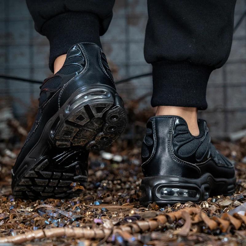 New Men Work Sneakers Light Security Boots Men Puncture-Proof Work Boots Steel Toe ShoesHigh Quality Indestructible Safety Shoes
