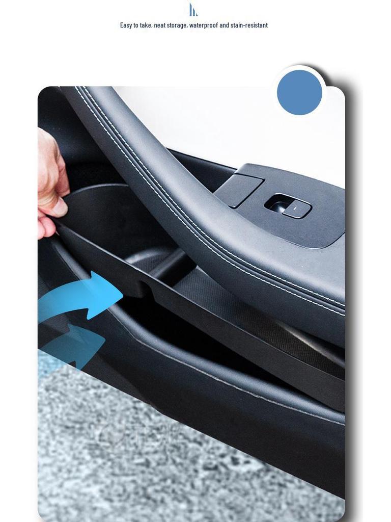 Upgraded 4-Piece TPE Waterproof Storage Box Set for Tesla Model Y