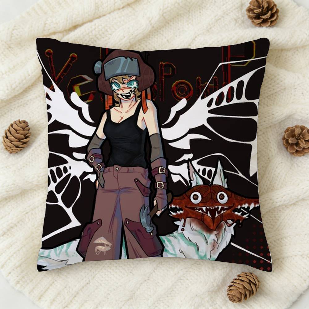 New Game PPsychoPomp Vena Doublesided Printed Square Decorative Cushion Cover for Sofa Living Room Home Decor
