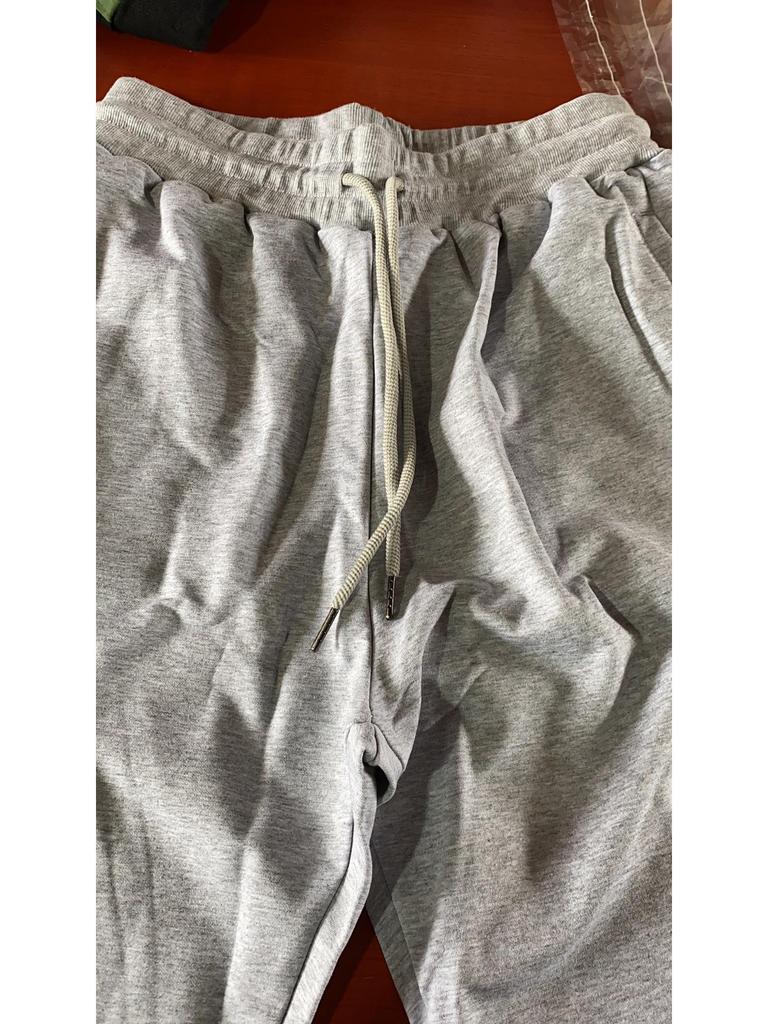 Men's Slim-Fit Cuffed Running Pants - Solid Color, Lightweight Fitness & Casual Wear for Spring & Autumn