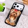 Yorkshire Terrier Dog Shockproof Phone Case for iPhone 17 Air 16e 15 11 12 14 13 Pro Max Cover Coque