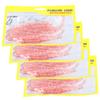 40PCS Soft Simulation Fishing Lure 10cm Fishing Bait Earthworm Bait  Freshwater Fishing