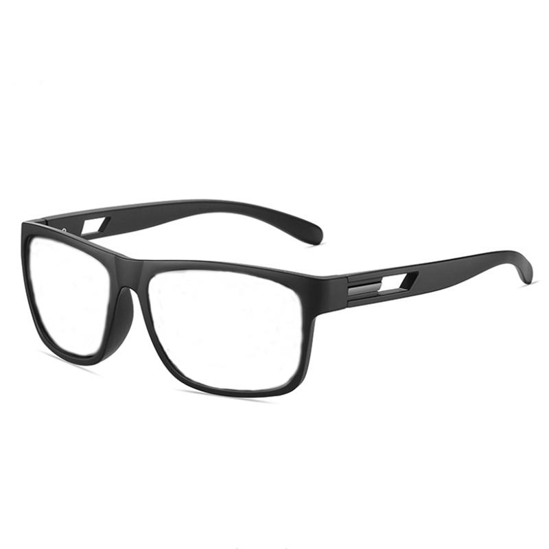 Sport-Sonnenbrille für draußen, quadratisch, für Kurzsichtige, Herren, bunt, blendfrei, mit Sehstärke, für Herren, 0 -0,5 -0,75 bis -6,0