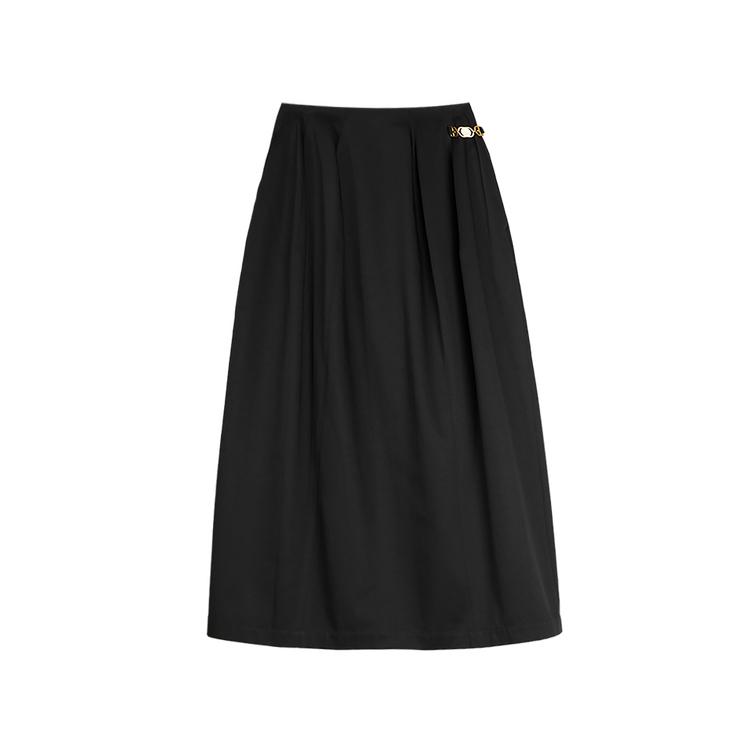 ELLE Retro Modern A-Line Skirt Fashion Design Slimming Casual Long Skirt Women skirts L8ARL002
