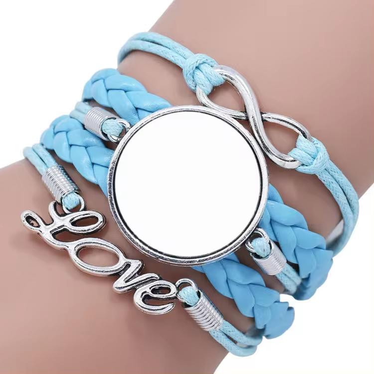 RubySub SL-12 Sublimation Love Bracelets Sublimation Blanks Bracelet Jewelry Blanks