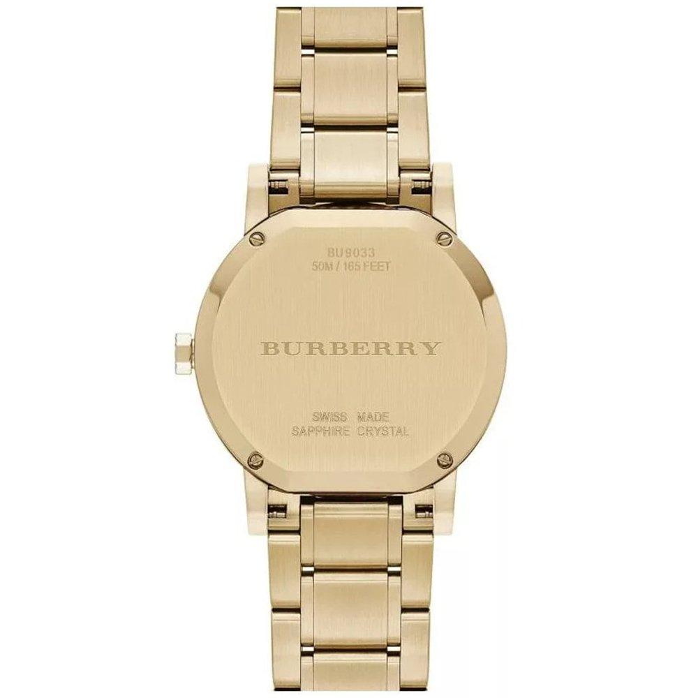 Burberry BU9033 The City Yellow Gold Unisex Watch