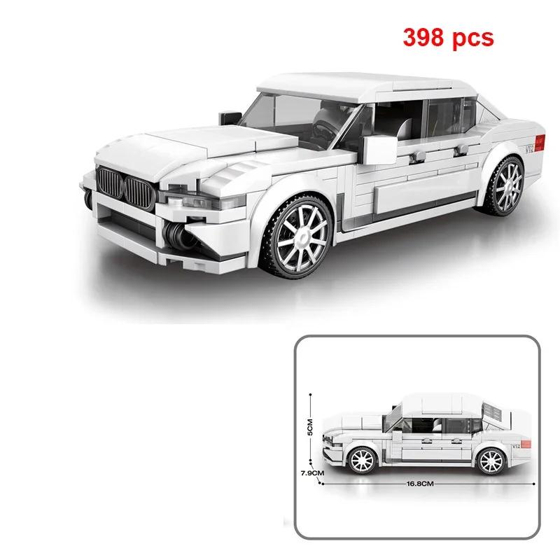 Technical Car Speed  Racing Vintage Car Building Blocks Sports City Vehicle Car Garage Off-road MOC Creative Toys
