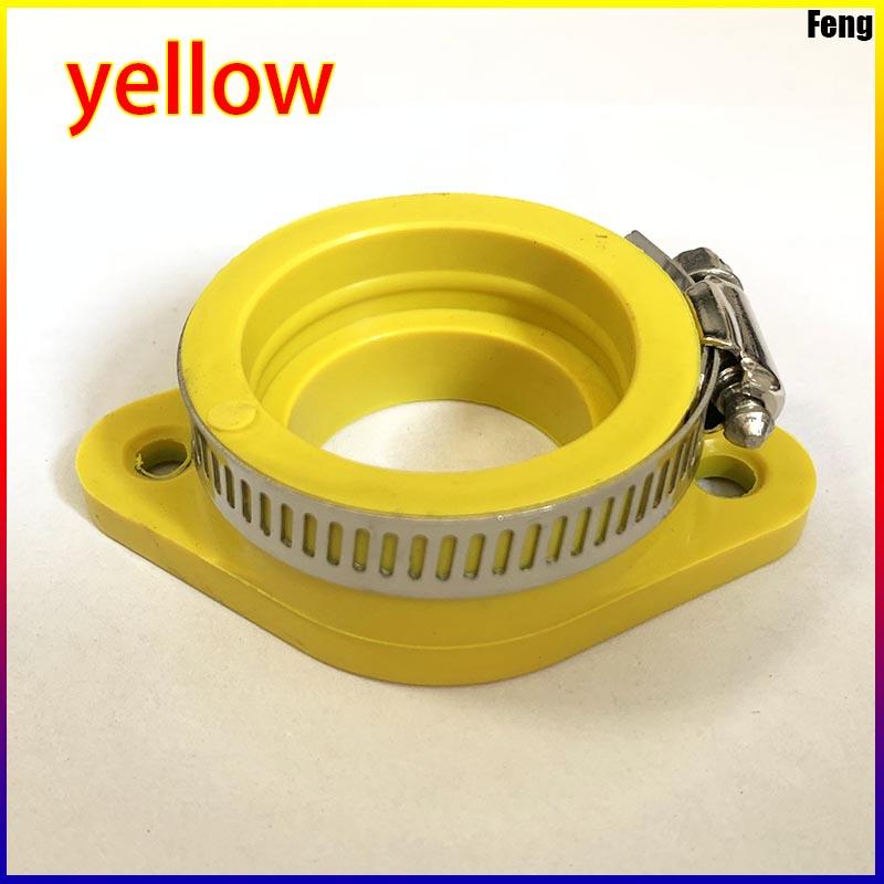 HQ Motorcycle Carburetor Adapter Inlet Intake Pipe Rubber Fit Universal PE PWK21-34mm Air Intake Carb Manifold Boot