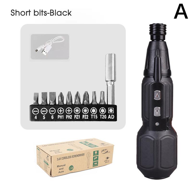 

Высококачественные электрические отвертки Портативные автоматические многофункциональные 3,6 В Мини-аккумуляторные наборы электрических отверток с 9 насадками