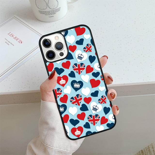 Telephone Box London Union Jack Phone Case For iPhone 17 Air 13 12 14 15 16  Cover For Apple Pro Max 6S Plus