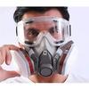 Ny 7-i-1 6200 støvgassrespirator Halv ansiktsstøvmaske for maling Spraying Organisk damp Kjemisk gassfilter Arbeidssikkerhet
