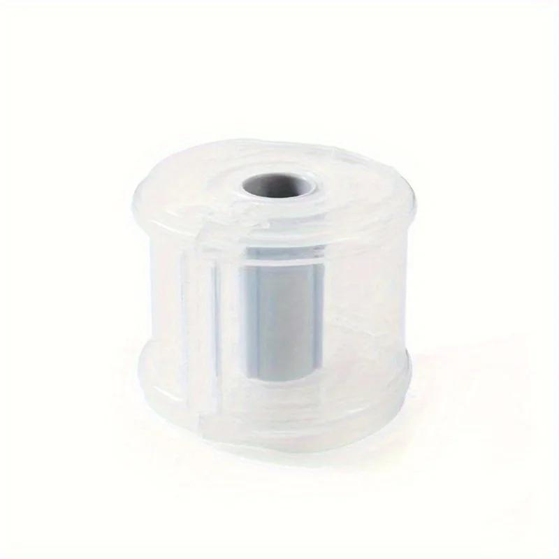 

1pc Unique Round Washi Tape Holder with a Cutting Tool, a Plastic Container for Tape Storage, Ideal for Scrapbooking Crafting белый