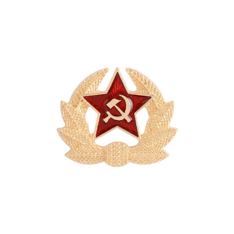 Star Unique Fivepointed Scythe Pin Made From Durable Alloy With Vibrant Enamel Finish