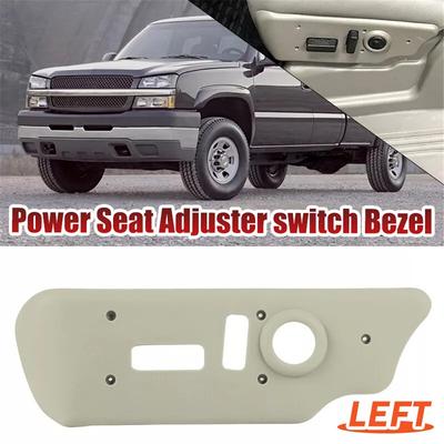 Front Left Seat Control Switch Bezel Cover For 03-06 Silverado /Sierra 1500 3500