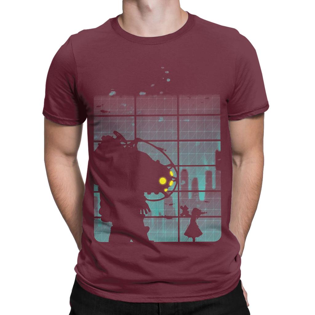 Komm schon Mr Lustig 100% Baumwolle T-Shirt bBioShock T-Shirts Oberteile Für Unisex