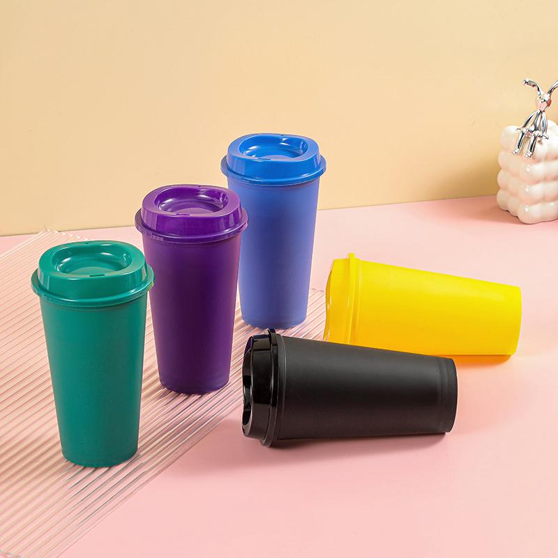 Unbreakable Coffee Mug Shatterproof Wide Application Travel Bottle with PP Lid Popular Durable Cup for On-the-Go